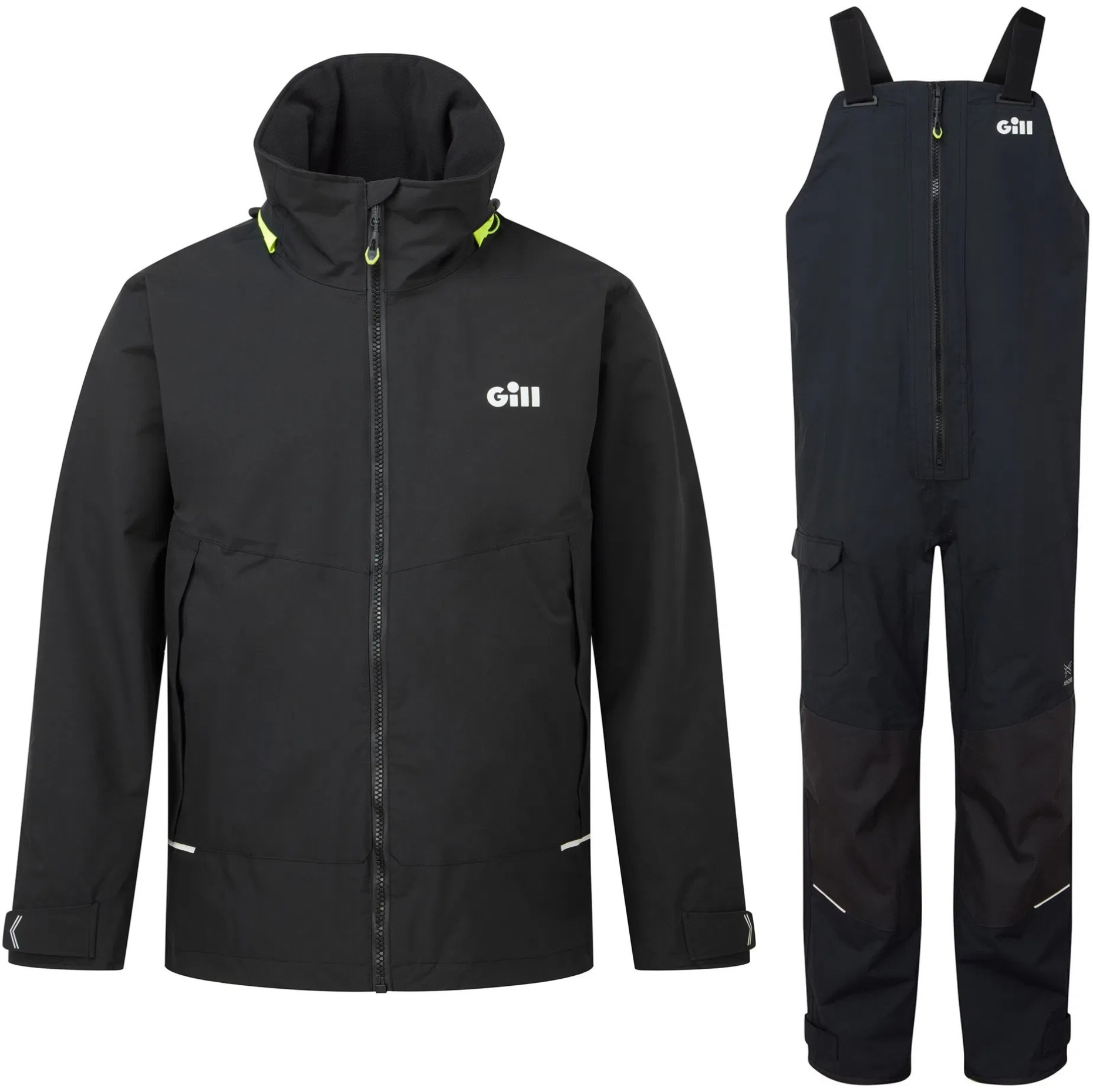 2026 Gill Mens OS3 Coastal Jacket & Trousers Sailing Suit - Black